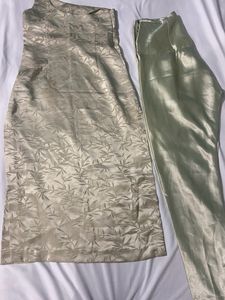 Pastel Green Kurta Set (High Quality)