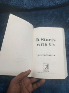 It Starts With Us By Colleen Hoover Paper