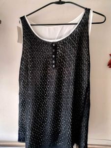 Diamond Print Tank Top