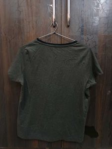 Olive Green Graphic Tee