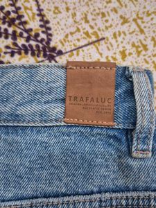 Zara Trf Button Up Skirt