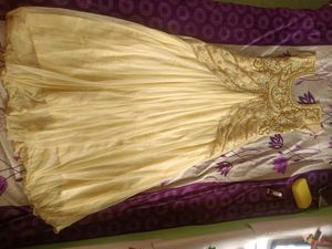 Gown Party Wear Set Duppta
