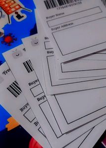 24[FreeUp Sticky Shipping Labels]