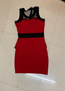 Red &amp; Black Party Dress