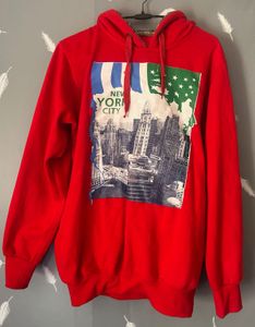Red New York City Hoodie