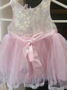 Pink Sequin Tulle Dress