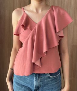 Ruffle Detail Top
