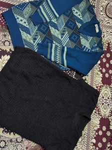 Cozy Sweaters - Blue &amp; Black