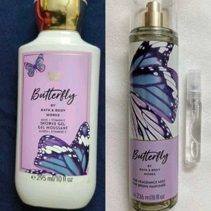 BathandBodyworks Butterfly Bodywash And Bodymist