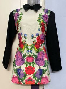 Korean Floral Printed Designer One Piece