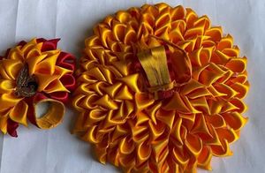 Handmade Ribbon Dress & Headpiece