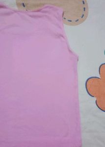 Cute Pink crop tank Top