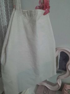Bow Punch Needle Tote Bag
