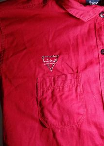Red Casual Shirt