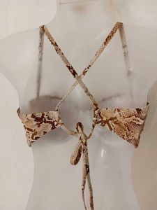 SEXY SNAKE PRINT BRA