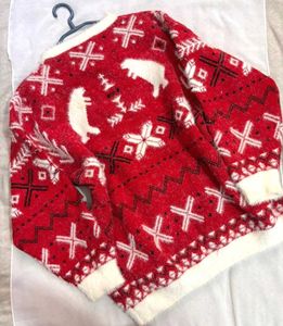 🎁Buy2 Get2 Free Red Bear Christmas Sweater A