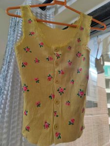 Floral Sleevless Tank Top