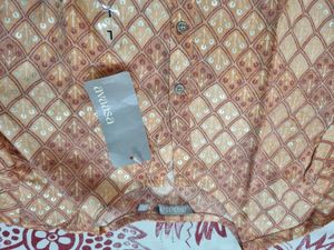 Pink N Golden A Line Kurta