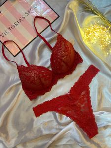 Red Lace Lingerie Set