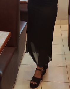 Sheer Black Maxi Dress