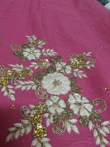 beautiful pink saree