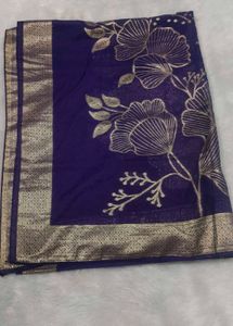 💥Nermosa Women’s Silk Embroidery Purple Kurta Set