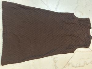 Brown Sleeveless Dress