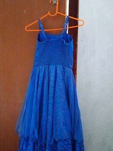 ₹300 Blue Party Dress - Girls Size