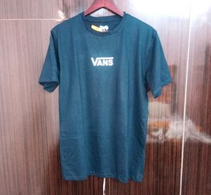 Unisex Branded Round Neck Navy Blue T-Shirt