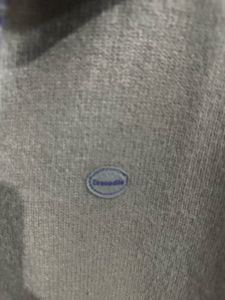 Crocodile Quater Zip Sweater