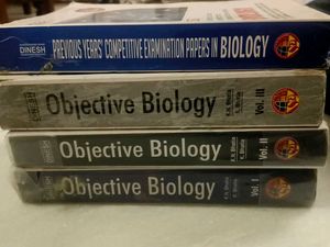 Dinesh Objective Biology Set Of 4 Books
