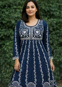 Elegant Embroidered Kurta Dress