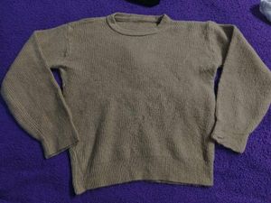Beige Knit Pullover