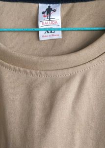 ✨Polyester Brown T-Shirt–Modern &amp; Comfortable