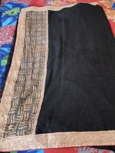 BLACK SAREE With Blouse