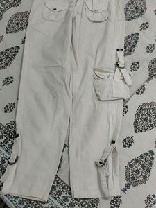 Recap White Cargo Pants For Women