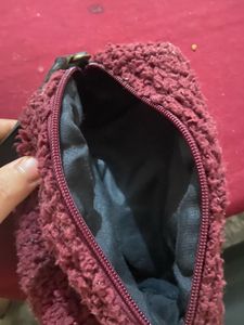 Teddy soft pouch/clutch