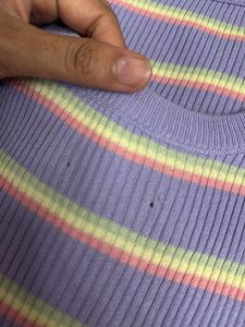 Striped Knit Top