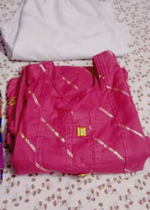 Ethnic Kurta Set with new saree