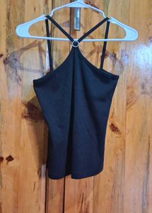 Black Halter Tank Top