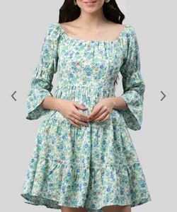 Unused White Floral Dress