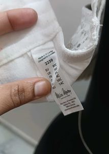 White cotton bra...36C