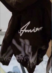 Zara Brown Tie-Dye Hoodie (M)