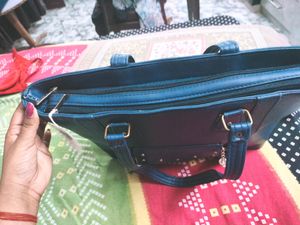 Blue Hand Bag
