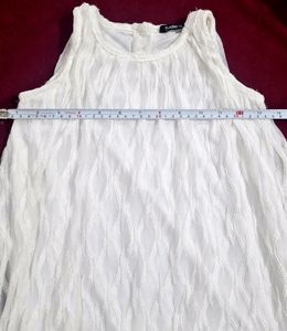 Girls Party Wear Dress White