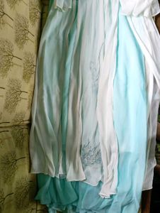 Chinese Summer Style Embroided Hanfu Dress