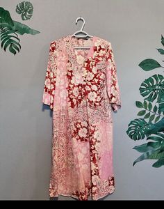 Combo Offer Long Dress, White T And Shirt