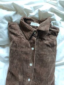 Brown Corduroy Shirt