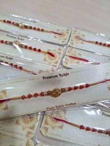 Rakhi - Set Of 10 Premium Packed In Cards