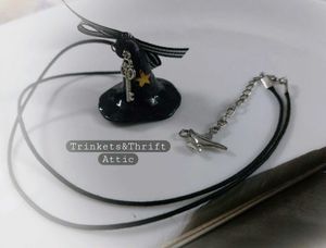 Handmade Wizard/Witch Hat Clay Charm Necklace